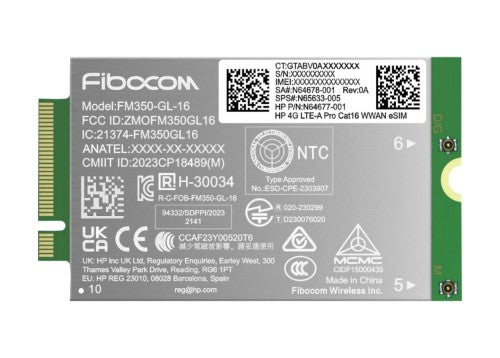 HP 4G LTE-A Pro Cat16 WWAN interface cards/adapter