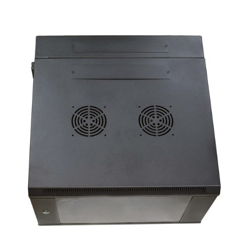 Weltron 90-4090WMEN-6U rack cabinet Wall mounted rack Black