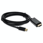 AddOn Networks USBC2H4MM6F-AA video cable adapter 70.9" (1.8 m) USB Type-C HDMI Black