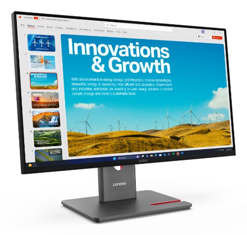 Lenovo ThinkVision P24QD-40 computer monitor 23.8" 2560 x 1440 pixels Wide Quad HD LED Black