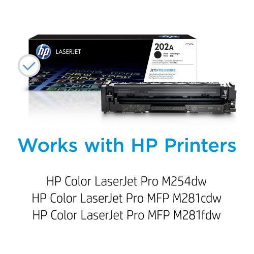 HP 202A Black Original LaserJet Toner Cartridge