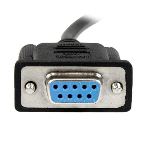 StarTech.com SCNM9FF1MBK serial cable Black 39.4" (1 m) DB-9
