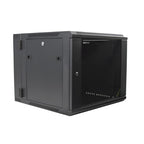 Weltron 90-4090WMEN-9U rack cabinet Wall mounted rack Black
