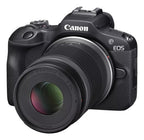 Canon EOS R100 RF-S18-45mm F4.5-6.3 IS STM & RF-S55-210mm F5-7.1 IS STM MILC 24.1 MP CMOS 6000 x 4000 pixels Black
