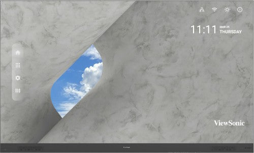 Viewsonic LDP163-181 signage display Digital signage flat panel 163" LCD Wi-Fi 600 cd/m² Full HD Black Android 9.0