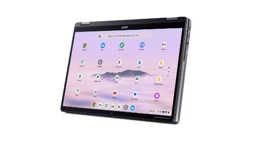 Acer Chromebook CPE594-1N-30EM Intel Core 3 100U 14" Touchscreen Full HD 8 GB LPDDR5x-SDRAM 256 GB SSD Wi-Fi 6E (802.11ax) ChromeOS US English Metallic