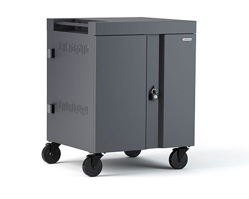 Bretford TVC16PAC-CK portable device management cart/cabinet Charcoal