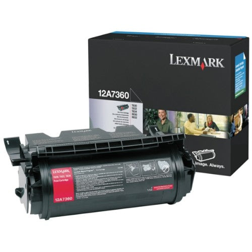 12A7360 Toner black, 5K pages @ 5% coverage