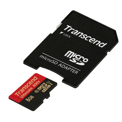 Transcend 8GB microSDHC Class 10 UHS-I (Ultimate) MLC