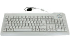 Seal Shield SSWKSV208UK keyboard Universal USB QWERTY UK English White