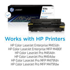 HP 414X High Yield Cyan Original LaserJet Toner Cartridge