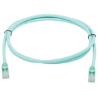 Tripp Lite N261-007-AQ networking cable Turquoise 83.9" (2.13 m) Cat6a