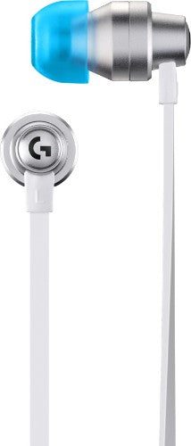 Logitech G 981-001002 headphones/headset Wired In-ear Gaming White