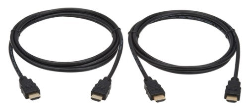 Eaton P568-006-2PK HDMI cable 70.9" (1.8 m) HDMI Type A (Standard) Black