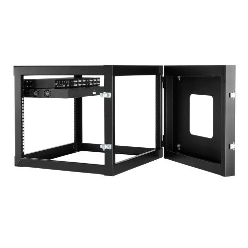 StarTech.com RK819WALLOH rack cabinet 8U Wall mounted rack Black