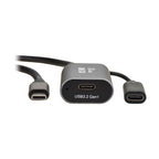 Eaton U330-05M-C2C-C USB cable USB 3.2 Gen 1 (3.1 Gen 1) 196.9" (5 m) USB C 5 Gbit/s Black, Gray