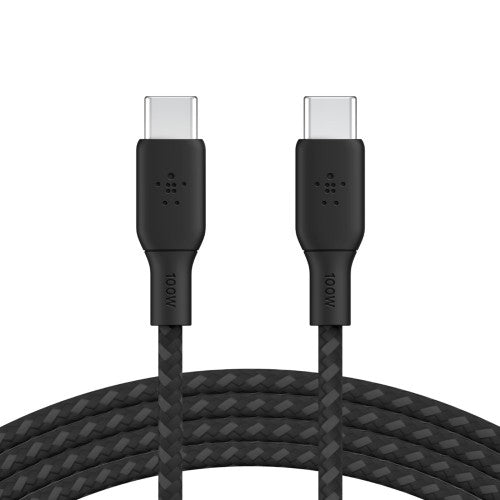 Belkin CAB014bt3MBK USB cable USB 2.0 118.1" (3 m) USB C Black
