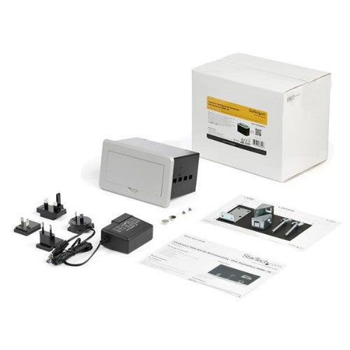 StarTech.com BOX4HDECP2 AV conferencing bridge 3840 x 2160 pixels Ethernet LAN Silver