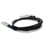 AddOn Networks QSFP28-4SFP28-PDAC1M-FT-AO InfiniBand/fibre optic cable 39.4" (1 m) 4x SFP28 Black