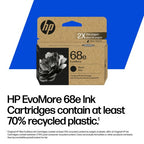 HP 68e EvoMore Black Original Ink Cartridge