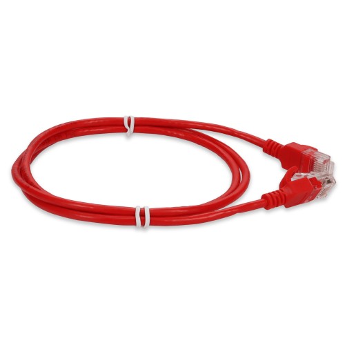 AddOn Networks ADD-1FSLCAT6A-RD networking cable Red 11.8" (0.3 m) Cat6a U/UTP (UTP) Round