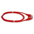 AddOn Networks ADD-1FSLCAT6A-RD networking cable Red 11.8" (0.3 m) Cat6a U/UTP (UTP) Round