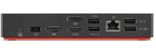 Lenovo 40AS0090US laptop dock/port replicator Wired USB 3.2 Gen 1 (3.1 Gen 1) Type-C Black