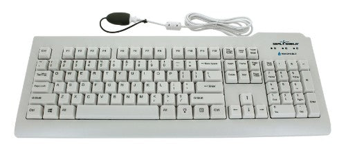 Seal Shield SSWKSV207GL keyboard Universal USB QWERTY English White