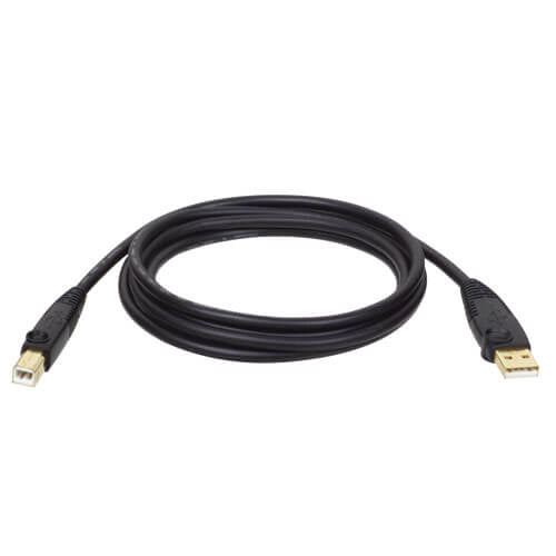 Tripp Lite U022-015 USB cable USB 2.0 177.2" (4.5 m) USB A USB B 0.48 Gbit/s Black