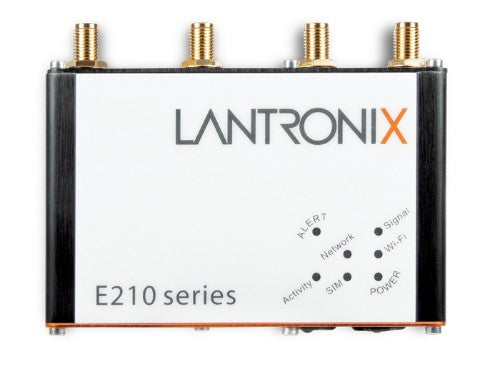 Lantronix E214 wireless router Fast Ethernet Single-band (2.4 GHz) 4G Black, Orange, White