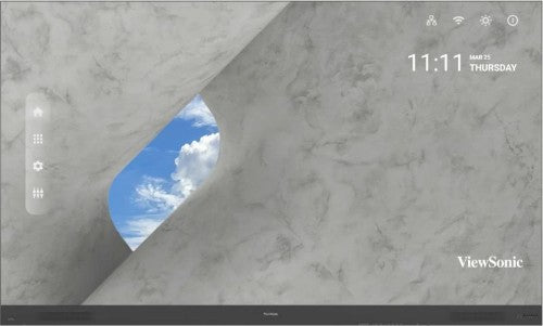 Viewsonic LDP135-151 signage display Digital signage flat panel 135" LED Wi-Fi 600 cd/m² Full HD Black Android 9.0