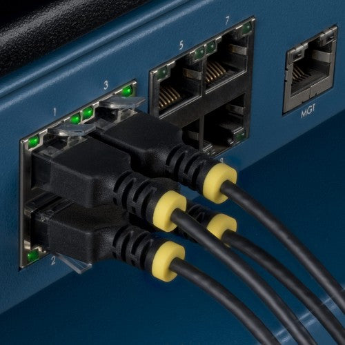 StarTech.com 6AUTP34BKS1FT10PK networking cable Black 12" (0.305 m) Cat6a U/UTP (UTP) Round