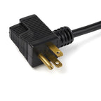 StarTech.com PAC1023 power cable Black 35.4" (0.9 m) NEMA 5-15P 2 x NEMA 5-15R