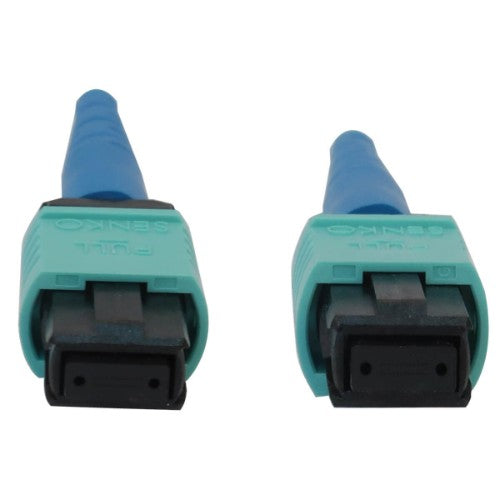 Tripp Lite N846B-02M-24-P InfiniBand/fibre optic cable 78.7" (2 m) MPO/MTP OFNR Aqua color, Black, Blue