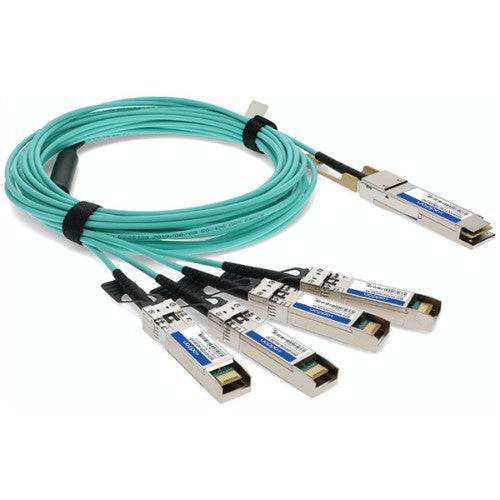 AddOn Networks QSFP-4SFP25GAOC2M-AO InfiniBand/fibre optic cable 78.7" (2 m) QSFP28 4x QSFP28 AOC Aqua color