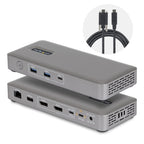StarTech.com 208N-USB4-DOCK laptop dock/port replicator Wired Gray