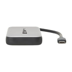 Eaton U444-06N-H4MUC3 interface hub USB Type-C 10000 Mbit/s Black, Gray