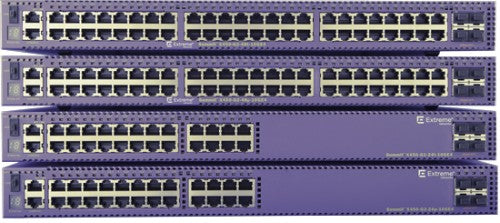 Extreme networks X450-G2-48P-10GE4-BASE Managed L2/L3 Gigabit Ethernet (10/100/1000) Power over Ethernet (PoE) 1U Violet