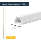 StarTech.com TC6W2 mounting kit White PVC