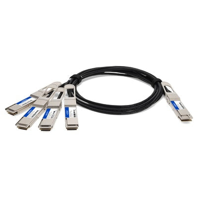 AddOn Networks CAB-D-4Q-400G-2-5M-AO InfiniBand/fibre optic cable 98.4" (2.5 m) QSFP-DD 4xQSFP56 Black, Silver