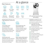 HP LaserJet Enterprise Flow M636z Wireless Multifunction Black and white Printer, Copier, Scanner; Duplex