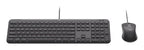 Logitech Signature Slim Wired Combo MK625 for Business keyboard Mouse included Home/Office USB QWERTY US English Graphite