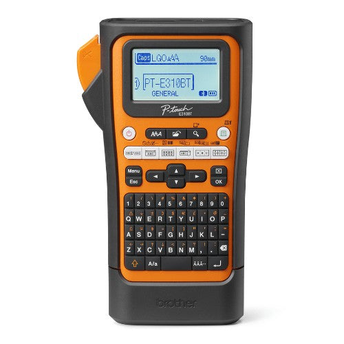 Brother PT-E310BTVP label printer Thermal transfer 180 x 180 DPI 20 mm/sec Wired & Wireless HSE/TZe Bluetooth QWERTY