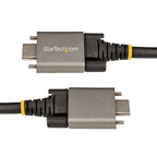 StarTech.com USB31CCSLKV1M USB cable USB 3.2 Gen 2 (3.1 Gen 2) 39.4" (1 m) USB C Black, Gray