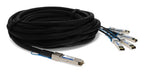 AddOn Networks QSFP-4SFP-PDAC1M-FT-AO InfiniBand/fibre optic cable 39.4" (1 m) QSFP+ 4x SFP+ DAC Black