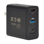 Eaton U442-DOCK30 mobile device charger Laptop, Universal Black AC Fast charging Indoor