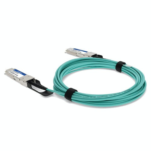AddOn Networks ADD-QCIQPA-AOC2M InfiniBand/fibre optic cable 78.7" (2 m) QSFP+ Aqua color
