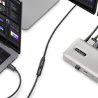 StarTech.com USB440GCMCF2F USB cable USB4 Gen 3x2 23.6" (0.6 m) USB C 40 Gbit/s 240 W Black