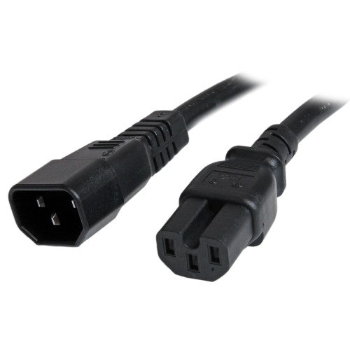 StarTech.com PXTC14C156 power cable Black 70.9" (1.8 m) C14 coupler C15 coupler - Buy IT Solutions