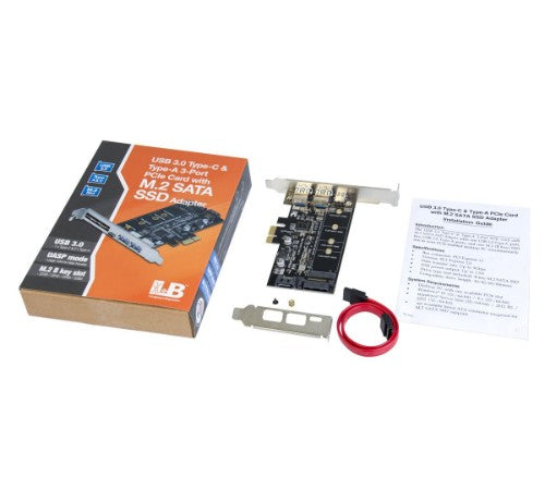 Siig LB-US0414-S1 interface cards/adapter Internal M.2, USB 3.2 Gen 1 (3.1 Gen 1)